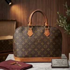 ✨ Louis Vuitton Vintage Monogram Alma PM - Authentic (COA Included) ✨